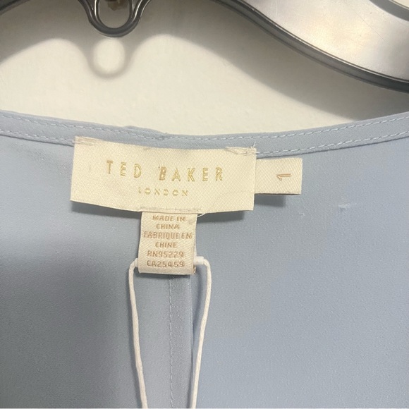 Ted Baker  Laurez Lace Trim Midi Woven Slip Dress. US size 4. - Picture 10 of 11